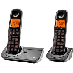 ALCATEL SIGMA 110 DUO - Беспроводной (DECT) телефон, АОН, будильник, спикерфон 