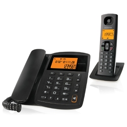 ALCATEL VERSATIS E100 COMBO  - Беспроводной (DECT) телефон со стационарным телефонным аппаратом в наборе