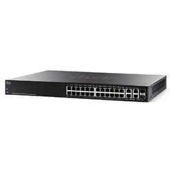 Cisco SF300-24PP - Управляемый гигабитный коммутатор 3-го уровня