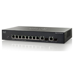 Cisco SG300-10 - Управляемый гигабитный коммутатор 3-го уровня