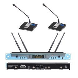 FHB Audio 2 CH UHF Wireless Microphone System - 2-канальная беспроводная микрофонная система UHF