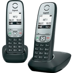 Gigaset A415 Duo - Беспроводной телефон, безупречное качество звука, 1.8 -дюймовый дисплей