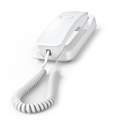 Gigaset DESK 200W - Белый проводной настольный и настенный телефон