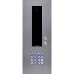 Guinaz PDV572SIP - Вызывная панель ALEA IP-цветное видео 2 кнопки со считывателем Rfid и кодовым контролем доступа