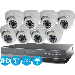 IVUE D5008 ID10F36 - Комплект Видеонаблюдения AHD Контроль 8+8 1MPX
