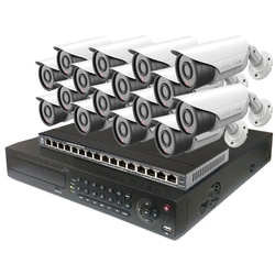 Ivue N6316A-H, NW456-P, PS1016S - Набор для видеонаблюдения, 2Мпх, Наружный 16 (Склад 16)