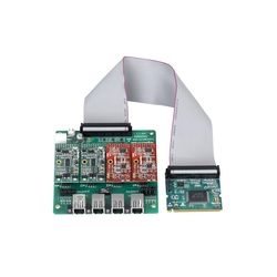 OpenVox A400M - аналоговая плата на 4 порта, слот mini PCI