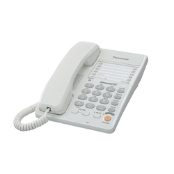 Panasonic KX-TS2363RUW - Аналоговый проводной телефон, спикерфон, Flash