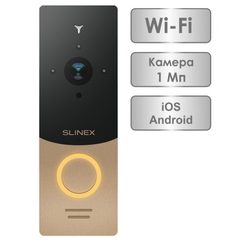 Slinex ML-20IP Gold+Black - Вызывная IP видеопанель, с Wi-Fi, камера 1,3 MPx 1280x720