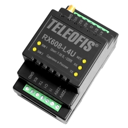 TELEOFIS RX608‑L4U V.1 (без реле) - GSM модем, RS-232, RS-485, CSD, GPRS, SMS, USSD