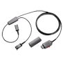 Plantronics PL-CAB-Y [27019-03] - Шнур-разветвитель (с QD) с клавишей отключения микрофона