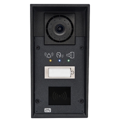 2N Helios IP Force 9151101CRPW - Вызывная  IP-видеопанель, 1 кнопка, камера, пиктограммы, смарт-карты, 10 Вт-динамик