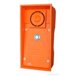 2N Helios IP Safety 1B [9152101] - IP домофон, 1 клавиша быстрого набора, оранжевый усиленный корпус