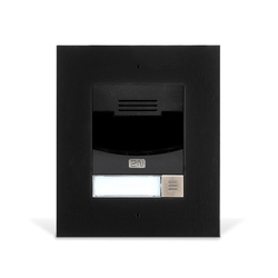 2N IP Solo with camera black flush mount [9155301CBF] - Компактная IP система внутренней связи