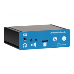 2N NetAudio Decoder - Система IP-аудиовещания, встроенный усилитель, подключение LAN/WAN, PoE