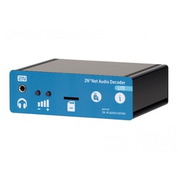 2N NetAudio Decoder Lite - Система IP-аудиовещания, без усилителя, подключение LAN/WAN