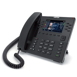 MITEL Aastra 6869i - SIP телефон, поддерживает до 12 SIP линий, имеет большой цветной LCD дисплей 4.3