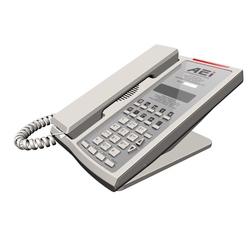 AEi ASP-9110-SM - Белый однолинейный аналоговый телефон