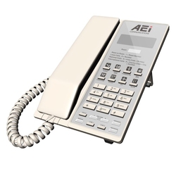 AEi VM-7208-S(S) - Белый двухлинейный IP-телефон