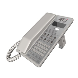 AEi VM-7208-SU(POE)  - Белый двухлинейный IP-телефон