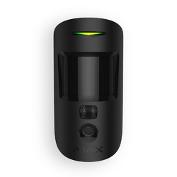 Ajax MotionCam black - Беспроводной датчик движения с фотоподтверждением тревог