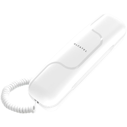 ALCATEL T06W - белый проводной телефон