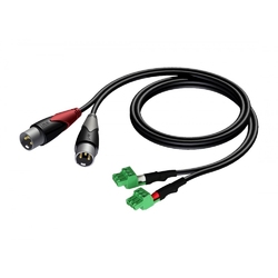 AUDAC CLA834/0.5 - Межблочный аудио кабель 0.5 м