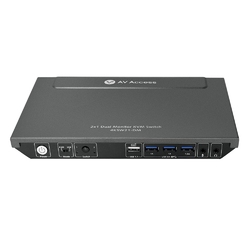 AV Access 4KSW21-DM - Переключатель KVM с двумя мониторами 4K