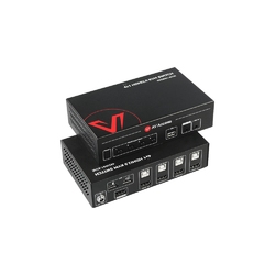 AV Access 4KSW41-KVM - Коммутатор 4K HDMI KVM с общим 3-кратным USB-портом