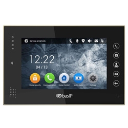 BAS-IP AN-07 B v3 - Монитор для домофонной IP-системы, Touch Screen 7