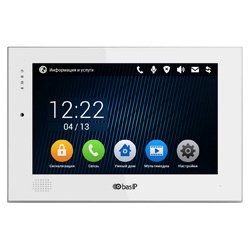 BAS-IP AQ-10 W v3 - Монитор для домофонной IP-системы, Touch Screen 10