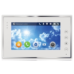 BAS-IP AR-07 W L v3 - Монитор для домофонной IP-системы, Touch Screen 7