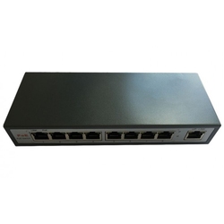 BAS-IP SH-20.8 - PoE коммутатор, 9 портов 10/100Base-TX RJ-45, PoE 