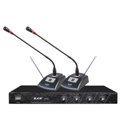 BKR K-804A - Беспроводная конференц-система, 4 микрофонных пульта «гусиная шея»