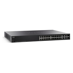 Cisco SF300-24MP - Управляемый гигабитный коммутатор 3-го уровня