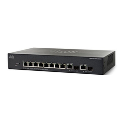 Cisco SF302-08MP - Управляемый гигабитный коммутатор 3-го уровня