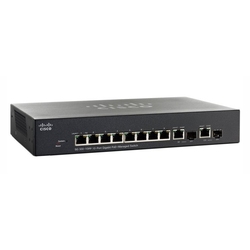 Cisco SG300-10PP - Управляемый гигабитный коммутатор 3-го уровня