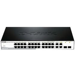 D-Link DES-1210-28/C1A - Настраиваемый коммутатор WebSmart с 24 портами 10/100Base-TX