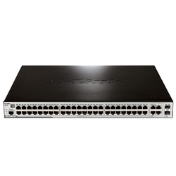 D-Link DES-3200-52P/C1A/A - Управляемый коммутатор 2 уровня с 48 портами 10/100Base-TX, 2 портами 10/100/1000Base-T и 2 комбо-портами 100/1000Base-T/SFP