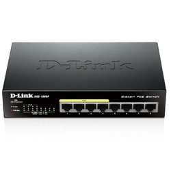 D-Link DGS-1008P/B1A/C1A/C1B - Неуправляемый коммутатор с 8 портами 10/100/1000Base-T