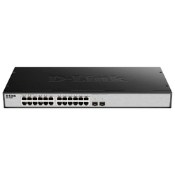 D-Link DGS-1026X/A1A - Неуправляемый коммутатор с 24 портами 10/100/1000Base-T, 2 портами 10GBase-X SFP+