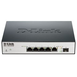 D-Link DGS-1100-06/ME/A1B - Настраиваемый коммутатор 2 уровня с 5 портами 10/100/1000Base-T и 1 портом 100/1000Base-X SFP