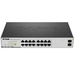 D-Link DGS-1100-18/ME/B1A/B2A - Настраиваемый коммутатор 2 уровня с 16 портами 10/100/1000Base-T и 2 портами 1000Base-X SFP