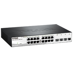 D-Link DGS-1210-20 - Настраиваемый коммутатор WebSmart с 16 портами 10/100/1000Base-T и 4 комбо-портами 100/1000Base-T/SFP