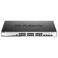 D-Link DGS-1210-28X/ME/B1A - Управляемый коммутатор 2 уровня с 24 портами 10/100/1000Base-T и 4 портами 10GBase-X SFP+