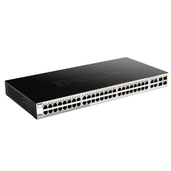 D-Link DGS-1210-52 - Настраиваемый коммутатор WebSmart с 48 портами 10/100/1000Base-T и 4 комбо-портами 100/1000Base-T/SFP