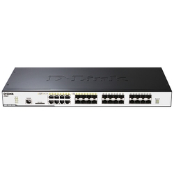 D-Link DGS-3120-24SC/B1AEI PROJ - Управляемый стекируемый коммутатор уровня 2+ с 16 портами 100/1000Base-X SFP, 8 комбо-портами 100/1000Base-T/SFP и 2 портами 10GBase-CX4