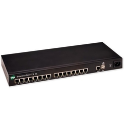 Digi PortServer TS 16 MEI - 16-портовый сервер с RJ-45 и с последовательным интерфейсом Ethernet