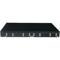 Dinstar DWG2000F-16G-V221-M - VoIP-GSM шлюз, 16 GSM каналов, 64 SIM слотов, SIP, встроенный антенный делитель 4-1