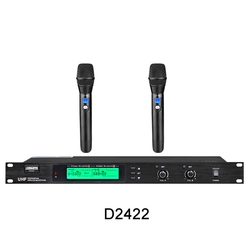 DSPPA D2422 - Двухканальная УВЧ беспроводная микрофонная система для конференций